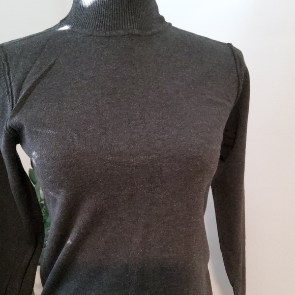 Philosophy Charcoal Turtleneck Sweater - Picture 6 of 13